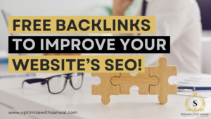 free backlinks for website
