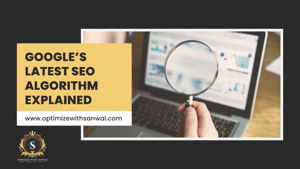 google latest algorithm for seo