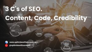 what are the 3 C's of SEO