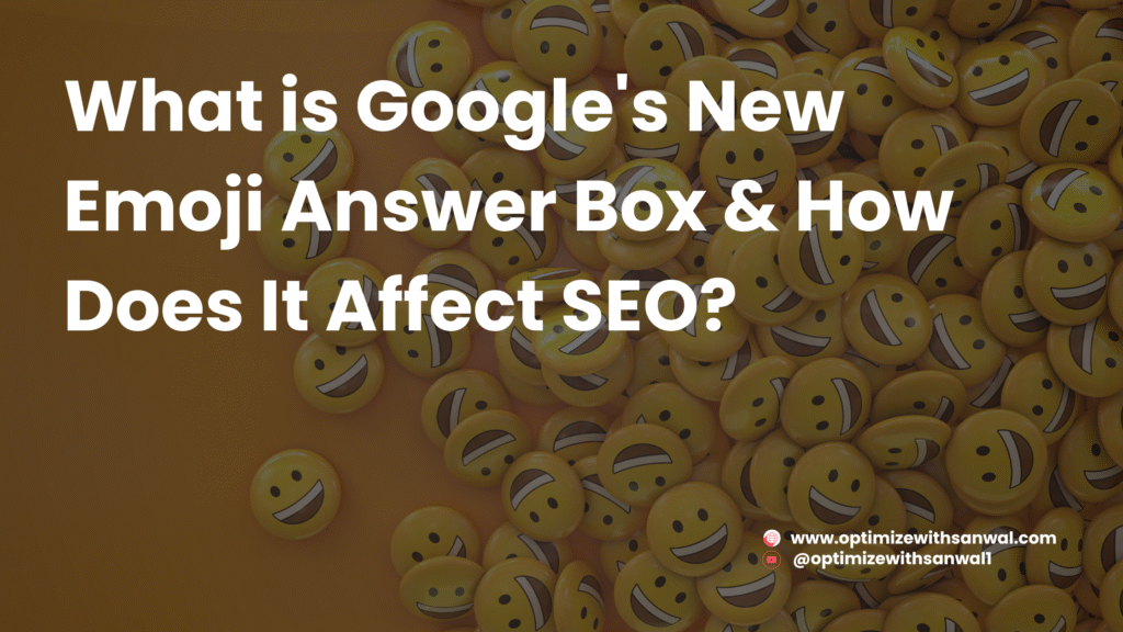 Google's New Emoji Answer Box