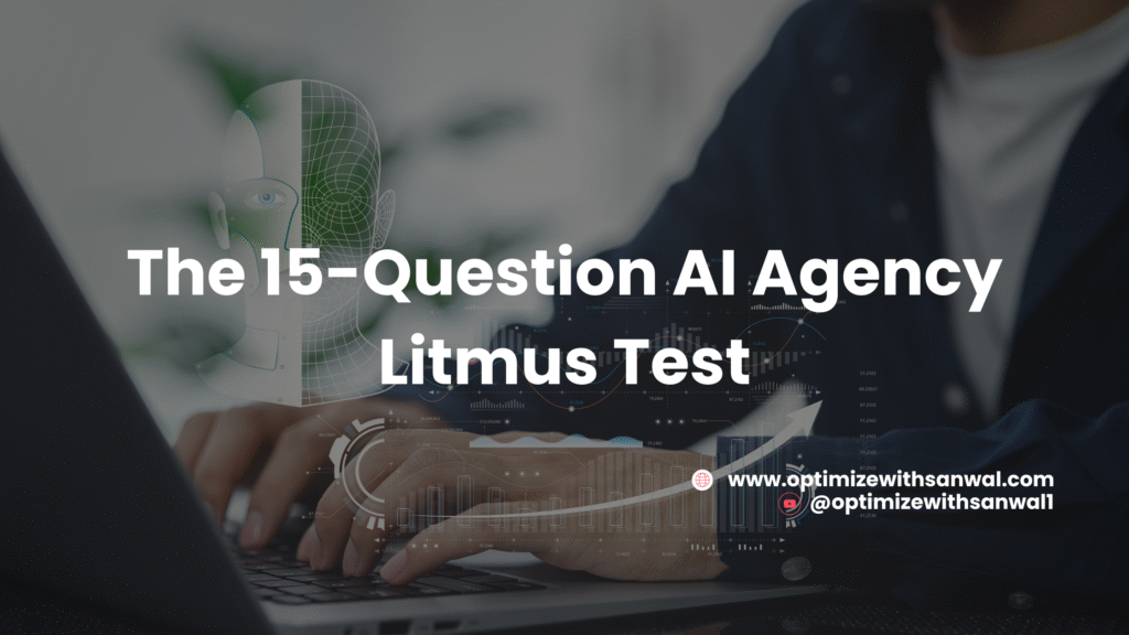 questions to ask AI agency